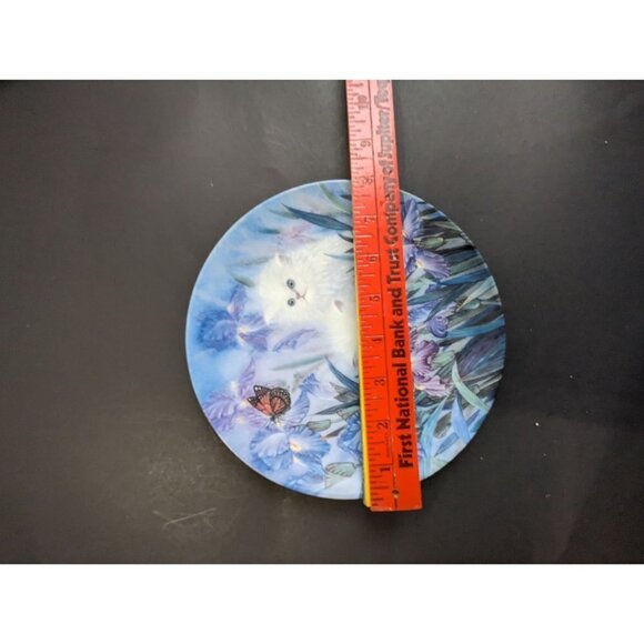 Garden Discovery - No Box Petal Pals cat plate 8" Lily Chang WS GEORGE - Picture 5 of 5